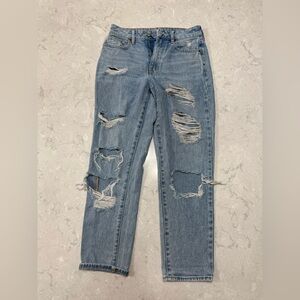 Pacsun ripped mom jeans size 24